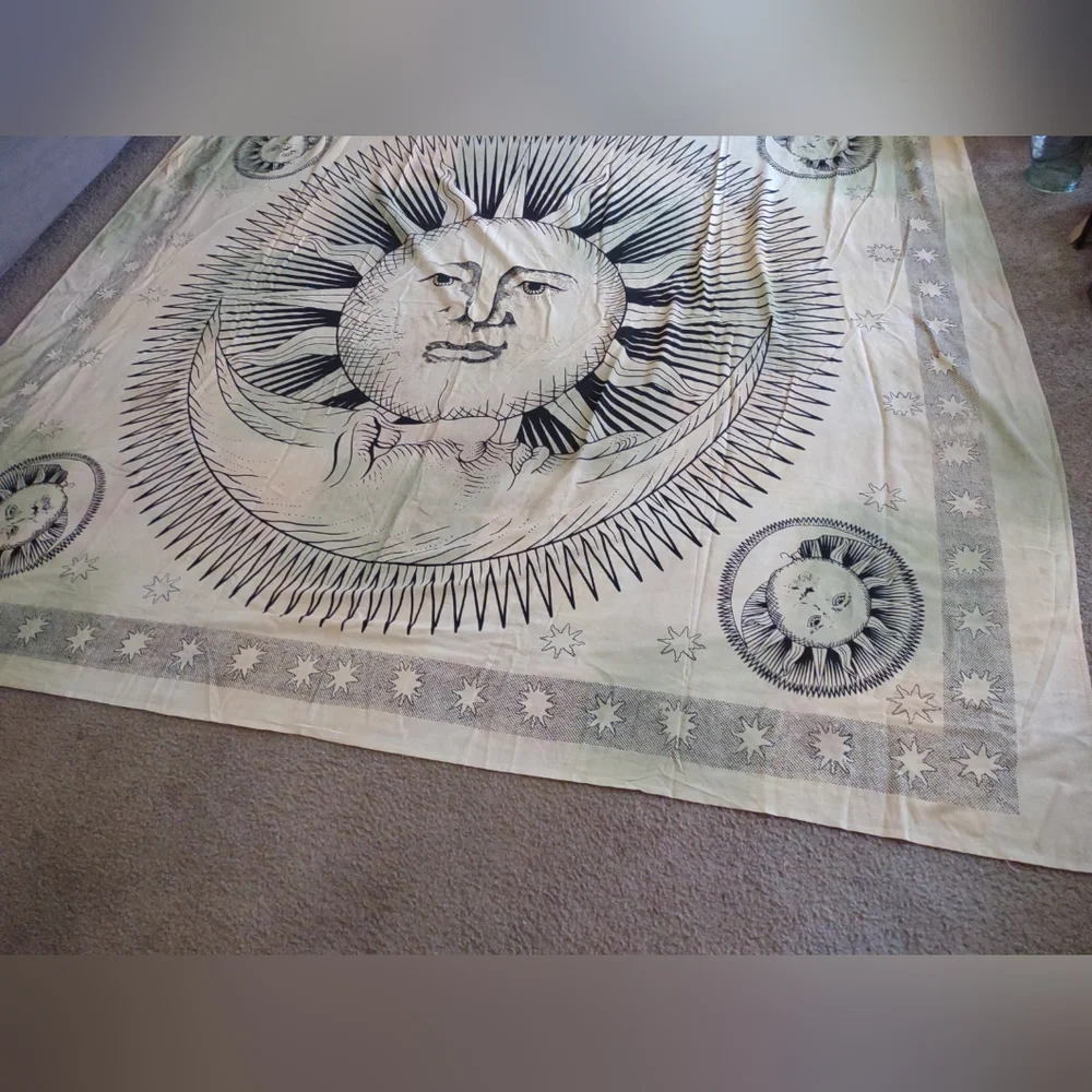 Celestial Tapestry Green & Yellow Dyed XL